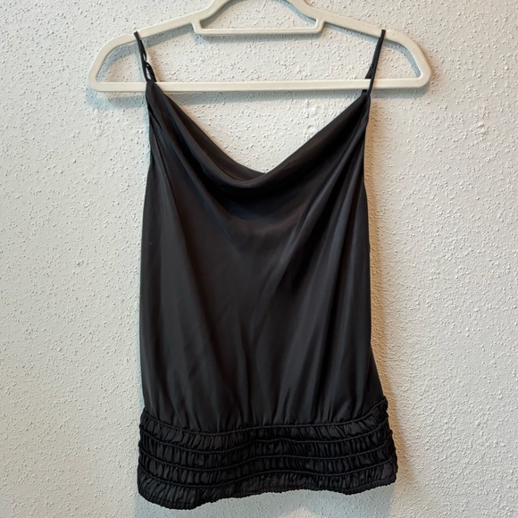 Current Air black satin cowl neck cami - Picture 1 of 7